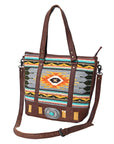 American Darling Saddle Blanket Genuine Leather Women Bag Western Handbag Purse