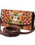 American Darling Wallet Hand Tooled Genuine Leather women bag western handbag purse