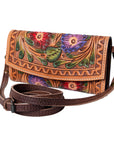 American Darling Wallet Hand Tooled Genuine Leather women bag western handbag purse