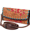 American Darling Wallet Hand Tooled Genuine Leather women bag western handbag purse