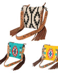 American Darling Hand Tooled Saddle Blanket Genuine Leather Women Bag Western Handbag Purse