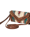 American Darling Hand Tooled Saddle Blanket Genuine Leather Women Bag Western Handbag Purse