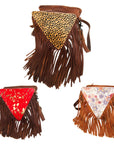 American Darling Hair On Genuine Leather Women Bag Western Handbag Purse