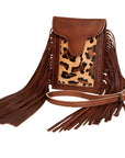 American Darling Hair On Genuine Leather Women Bag Western Handbag Purse