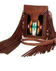 American Darling Hair On Genuine Leather Women Bag Western Handbag Purse