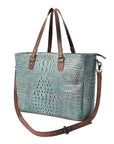 American Darling Crocodile Embossed Genuine Leather Women Bag Western Handbag Purse