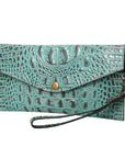 American Darling Crocodile Embossed Genuine Leather Women Bag Western Handbag Purse