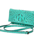 American Darling Crocodile Embossed Genuine Leather Women Bag Western Handbag Purse