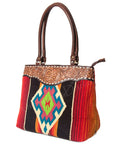 American Darling Tote Hand Tooled Saddle Blanket Genuine Leather Women Bag Western Handbag Purse