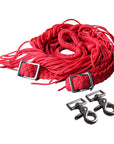 1" X 8Ft Hilason Braided Poly Barrel Horse Racing Reins Flat Grip Knots W/ Snaps