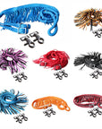 1" X 8Ft Hilason Braided Poly Barrel Horse Racing Reins Flat Grip Knots W/ Snaps