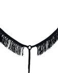 Horse Breast Collar Flat Braided Paracord With Fringes By Hilason