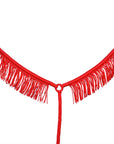 Horse Breast Collar Flat Braided Paracord With Fringes By Hilason