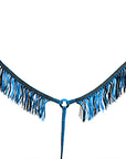 Hilason Horse Flat Braided Paracord Crystal Fringes Breast Collar