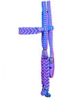 Horse Bridle Headstall Flat Braided Paracord Hilason
