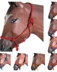 Horse Halter Braided Poly Rope Western Tack By Hilason