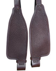 Hilason Hand Tool Leather Saddle Replacement Fender Pair Hobble Strap