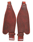 Hilason Hand Tool Leather Saddle Replacement Fender Pair Hobble Strap