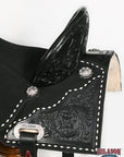 Hilason Western Horse Flex Tree Saddle American Leather Trail Barrel