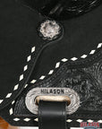 Hilason Western Horse Flex Tree Saddle American Leather Trail Barrel