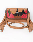 American Darling Clutch Genuine Leather women bag western Bag
