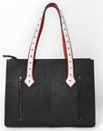 American Darling Tote Hand Printed Genuine Leather Women Bag Western Handbag Purse