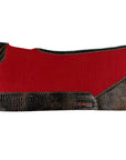 32X30 In Hilason Western Felt Horse Saddle Pad W/ Croc Leather Border