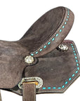 Hilason Flex Tree Western Horse Saddle American Leather Trail Barrel
