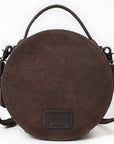 American Darling Canteen Bag Beautifully Suede Leather women bag Handbag