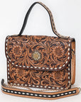 American Darling Crossbody Hand Tooled Genuine Leather Women Bag Western Handbag Purse