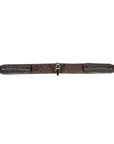 40 In HILASON Western Horse Saddle Cinch Girth Genuine Leather Gorgeous Hand Tooled & Carved Stainless Steel Hardware