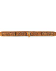 40 In HILASON Western Horse Saddle Cinch Girth Genuine Leather Gorgeous Hand Tooled & Carved Stainless Steel Hardware
