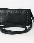 Spaghetti Western Wallet Genuine Leather Women Bag Western Handbag Purse