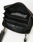 Spaghetti Western Wallet Genuine Leather Women Bag Western Handbag Purse