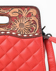 American Darling Clutch Hand Tooled Genuine Leather women bag western Bag