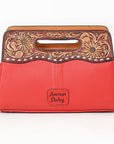 American Darling Clutch Hand Tooled Genuine Leather women bag western Bag