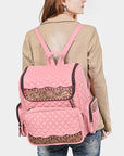 American Darling Backpack Beautifully Quilted Genuine Leather women bag