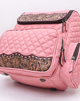 American Darling Backpack Beautifully Quilted Genuine Leather women bag