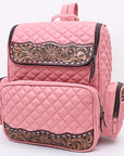 American Darling Backpack Beautifully Quilted Genuine Leather women bag