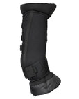 Back On Track Horse Leg Pair Royal Quick Wraps Deluxe Polyester Black Flexible Protective Boots