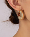 The Willa Puffy Hoop Earring