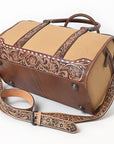 American Darling Duffel Hand Tooled Saddle Blanket Genuine Leather Women Bag Western Handbag Purse