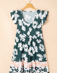 Louise Floral Ruffle Sleeve Dress