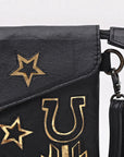 American Darling Envelope Beautifully full grain Genuine Leather women handbag