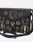American Darling Envelope Beautifully full grain Genuine Leather women handbag