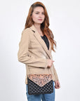 American Darling Envelope Bag Beautifully Hand Tooled Leather women