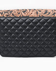 American Darling Envelope Bag Beautifully Hand Tooled Leather women
