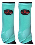 MEDIUM HILASON TURQUOISE HORSE FRONT LEG PROTECTION ULTIMATE SPORTS BOOTS PAIR
