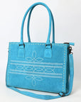 American Darling Tote Genuine Suede Leather Women Bag Western Handbag Purse