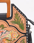 American Darling Clutch Beautifully Hand Painted Genuine Leather women handbag